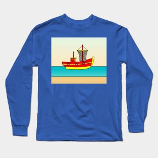 Ships In The Middle Of The Lake Ocean Long Sleeve T-Shirt